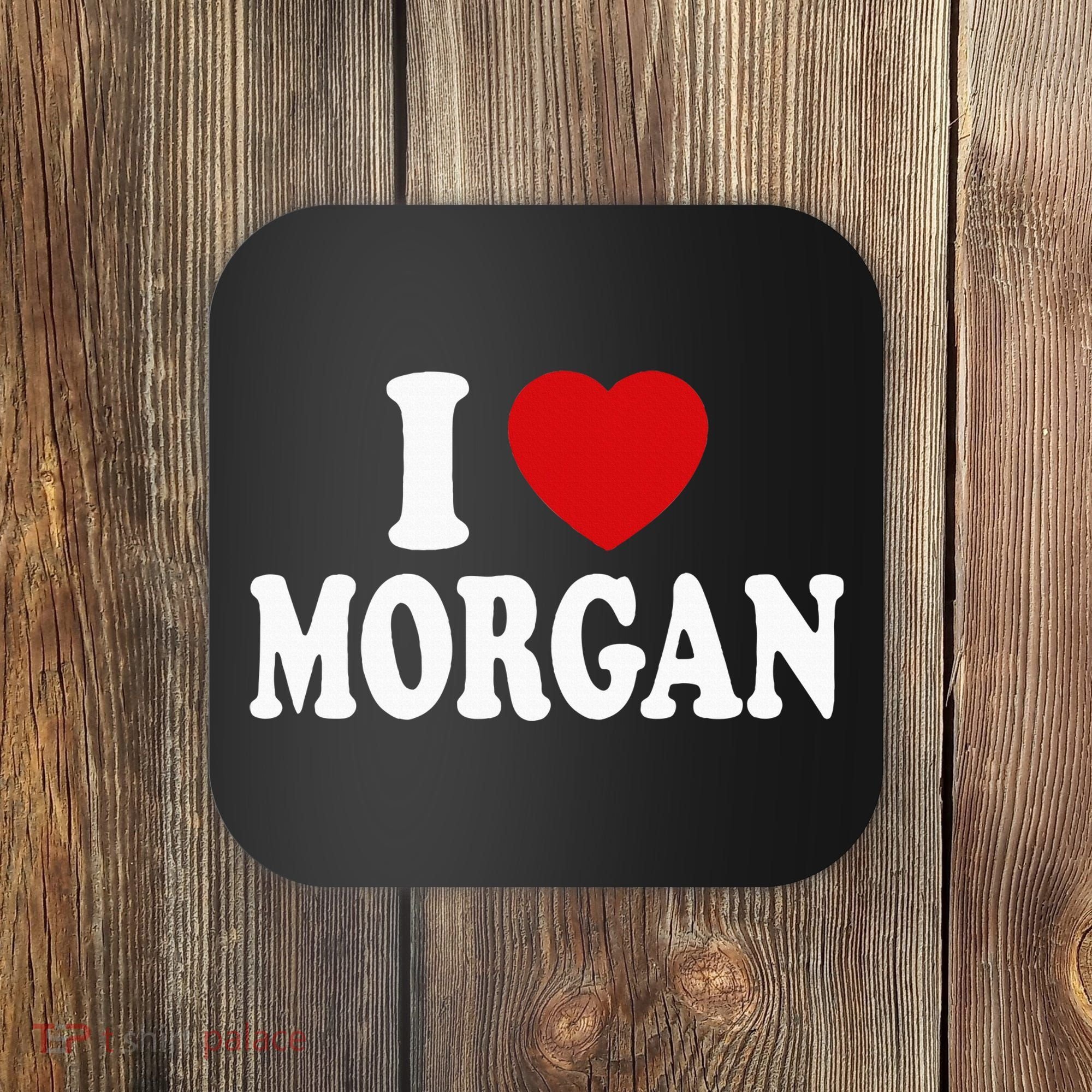 I Heart Love Morgan Coaster