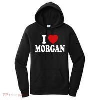 I Heart Love Morgan Women's Hoodie thumb 0