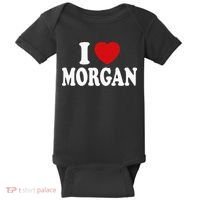I Heart Love Morgan Baby Bodysuit thumb 0
