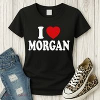 I Heart Love Morgan Women's T-Shirt thumb 3