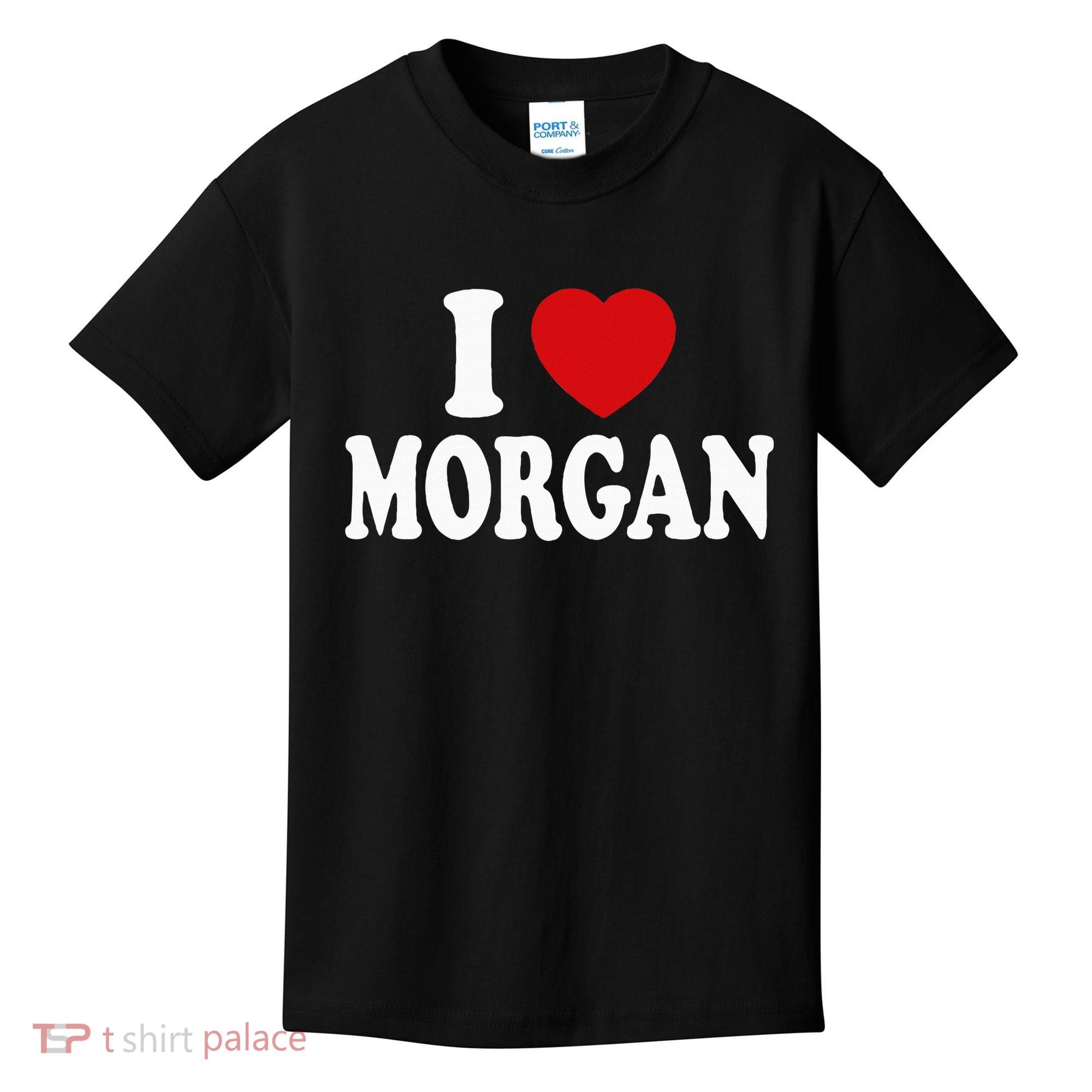 I Heart Love Morgan Kids T-Shirt