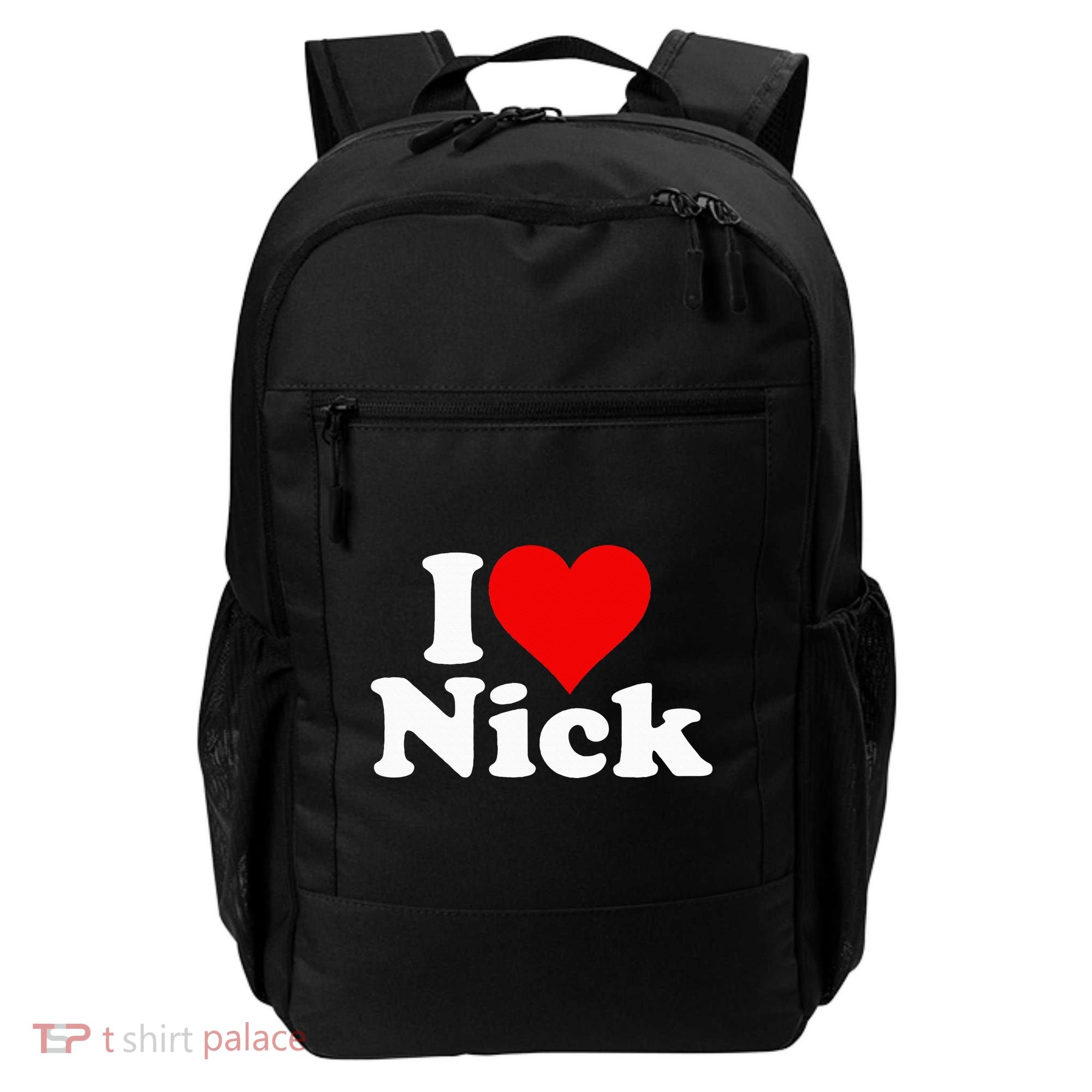 I Heart Love Nick Nicholas Backpack