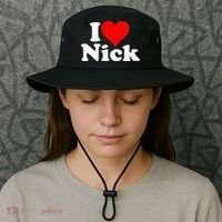 I Heart Love Nick Nicholas Bucket Hat thumb 3