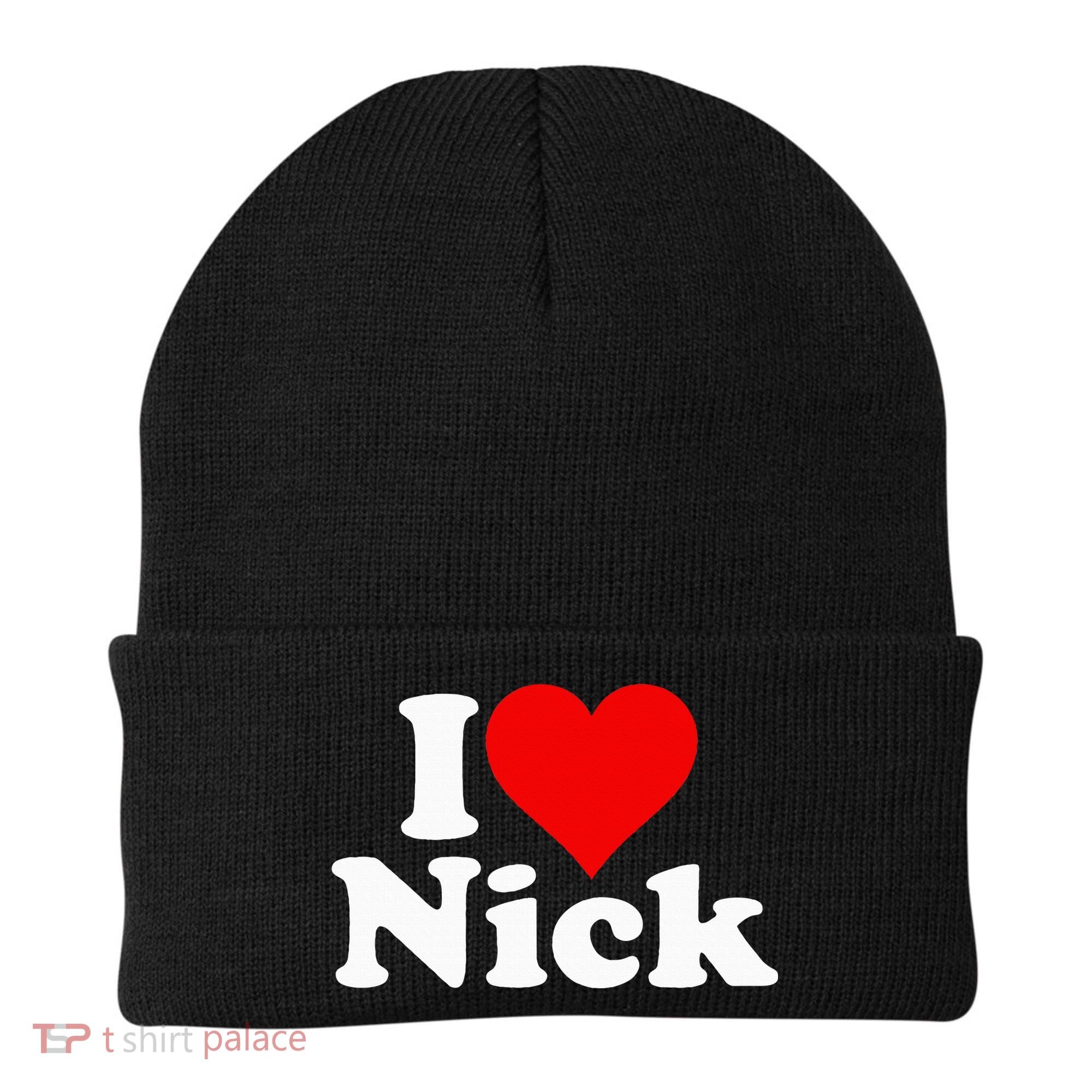 I Heart Love Nick Nicholas Beanie