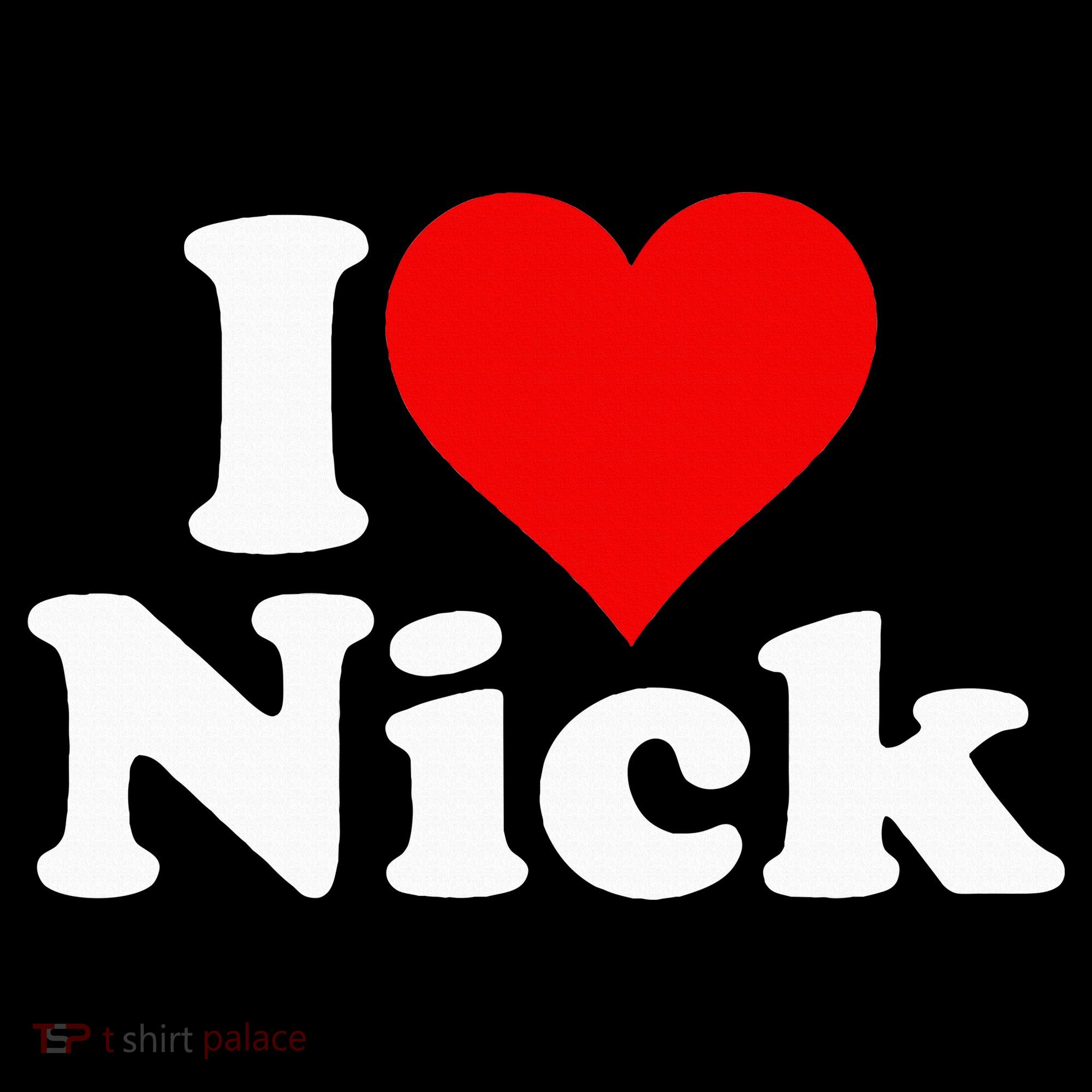 I Heart Love Nick Nicholas Baby Bodysuit