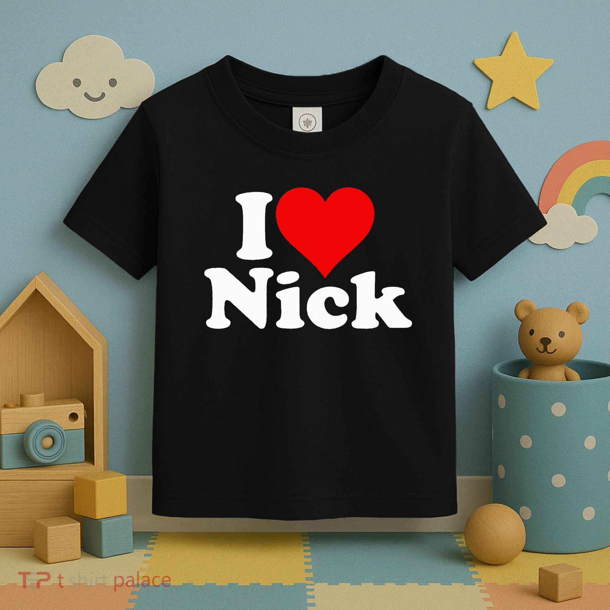 I Heart Love Nick Nicholas Toddler T-Shirt