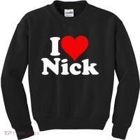 I Heart Love Nick Nicholas Kids Sweatshirt thumb 0