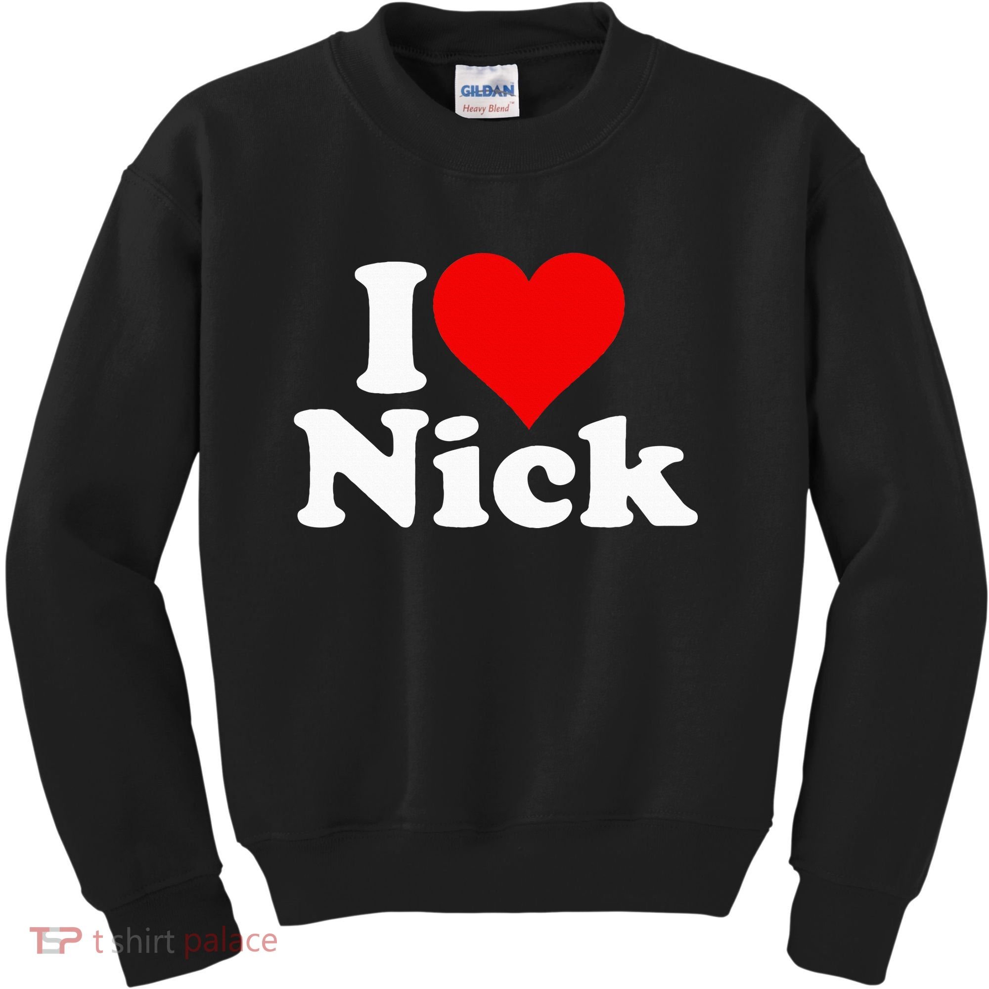 I Heart Love Nick Nicholas Kids Sweatshirt