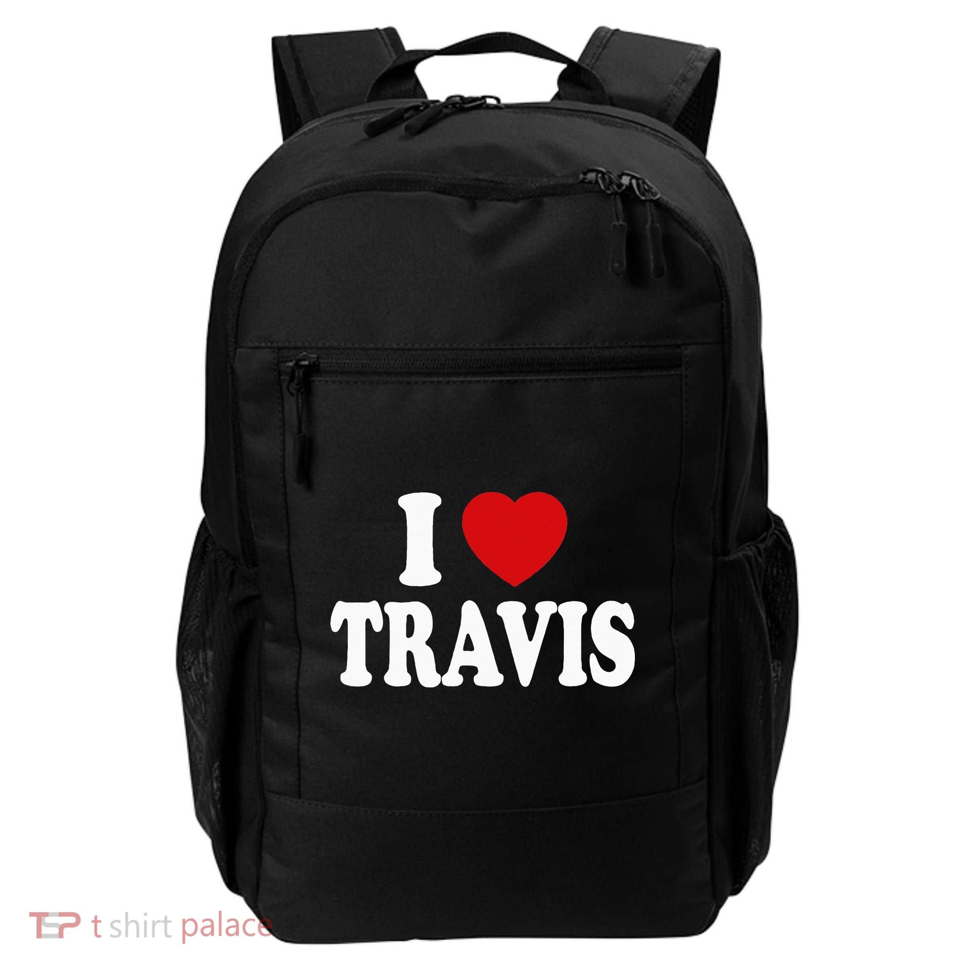 I Heart Love Travis Backpack