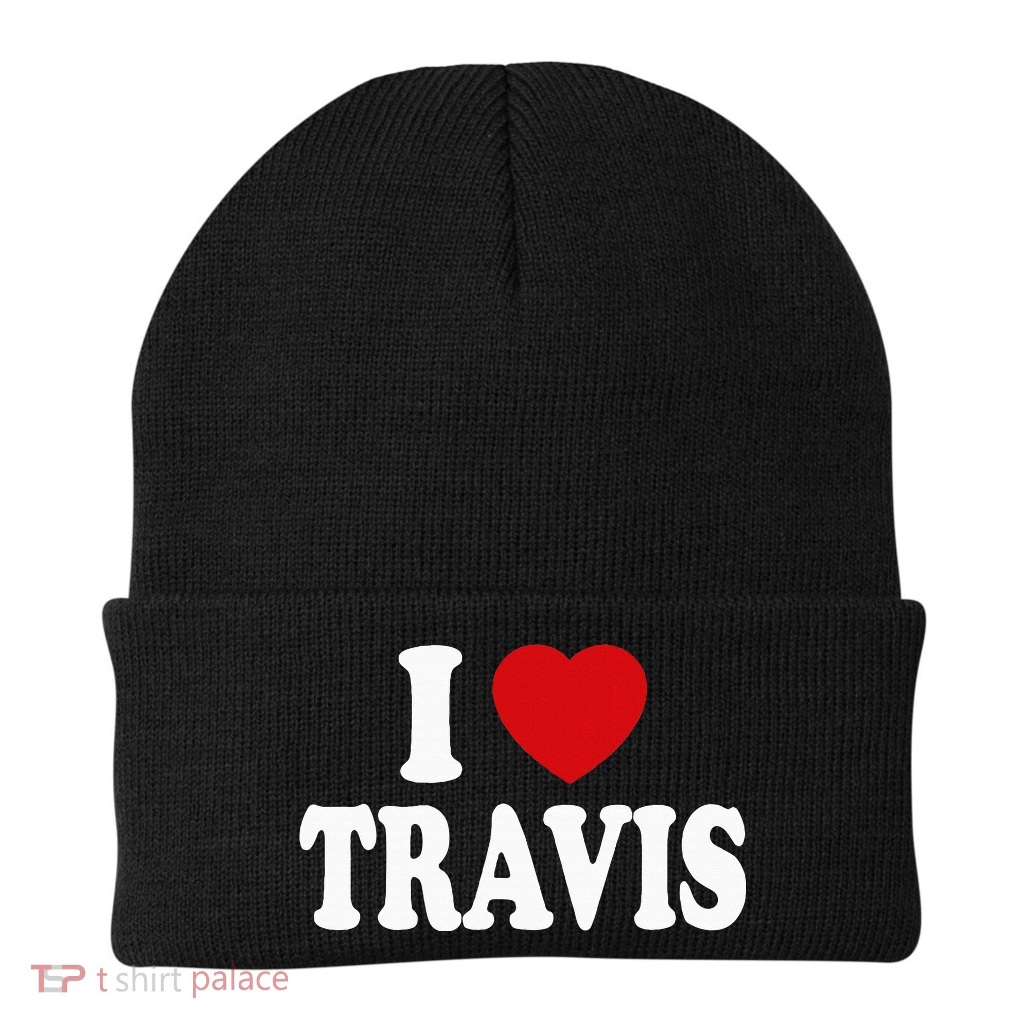 I Heart Love Travis Beanie