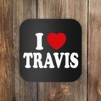 I Heart Love Travis Coaster thumb 0