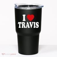 I Heart Love Travis Tumbler thumb 0