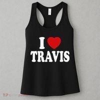 I Heart Love Travis Women's Tank Top thumb 3