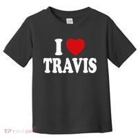 I Heart Love Travis Toddler T-Shirt thumb 0