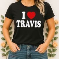 I Heart Love Travis Women's T-Shirt thumb 2