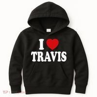 I Heart Love Travis Kids Hoodie thumb 0