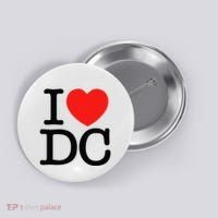 I Heart Love Washington WA DC Classic Font Button thumb 0
