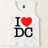 I Heart Love Washington WA DC Classic Font Tank Top thumb 2