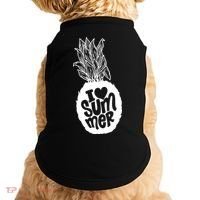 I Heart (Love) Summer Pineapple Doggie Tank thumb 0