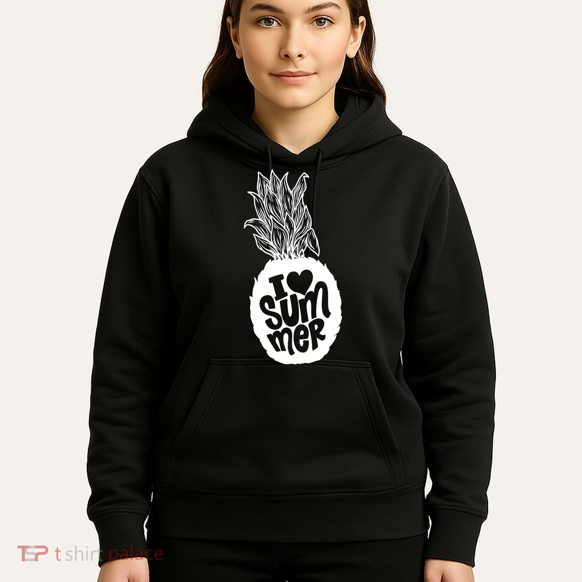 I Heart (Love) Summer Pineapple Hoodie