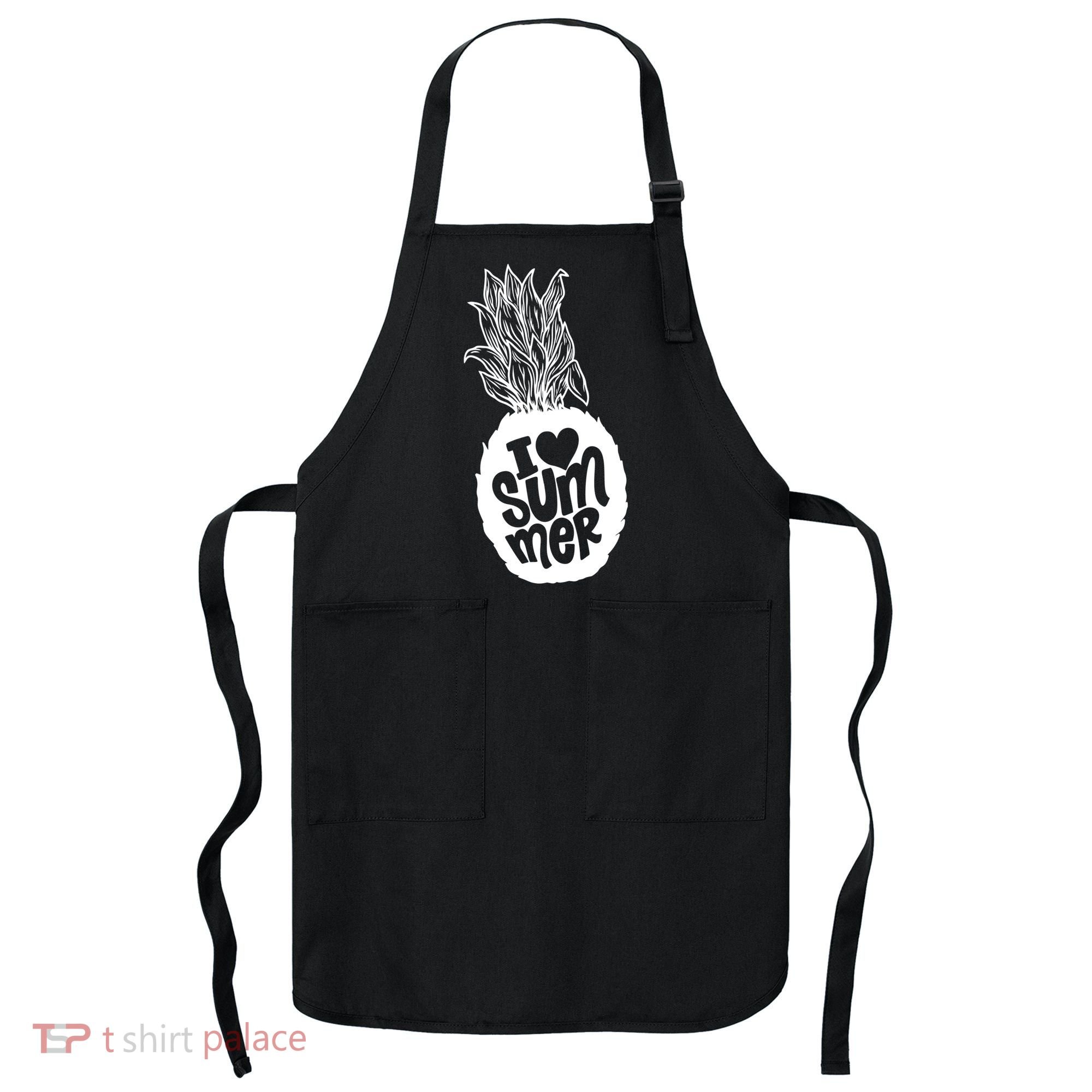 I Heart (Love) Summer Pineapple Apron
