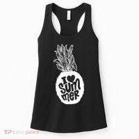 I Heart (Love) Summer Pineapple Women's Tank Top thumb 0