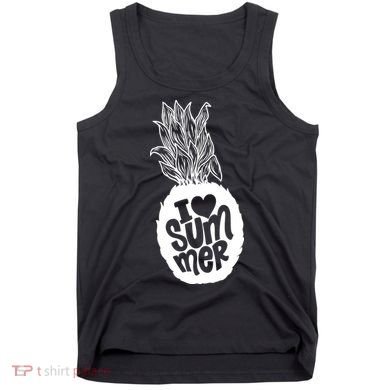 I Heart (Love) Summer Pineapple Tank Top