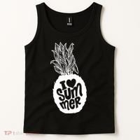 I Heart (Love) Summer Pineapple Tank Top thumb 2