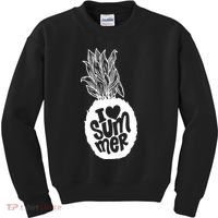 I Heart (Love) Summer Pineapple Kids Sweatshirt thumb 0