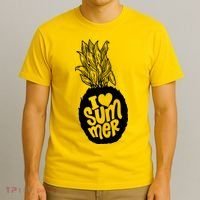 I Heart (Love) Summer Pineapple T-Shirt thumb 3