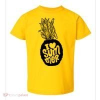 I Heart (Love) Summer Pineapple Toddler T-Shirt thumb 0