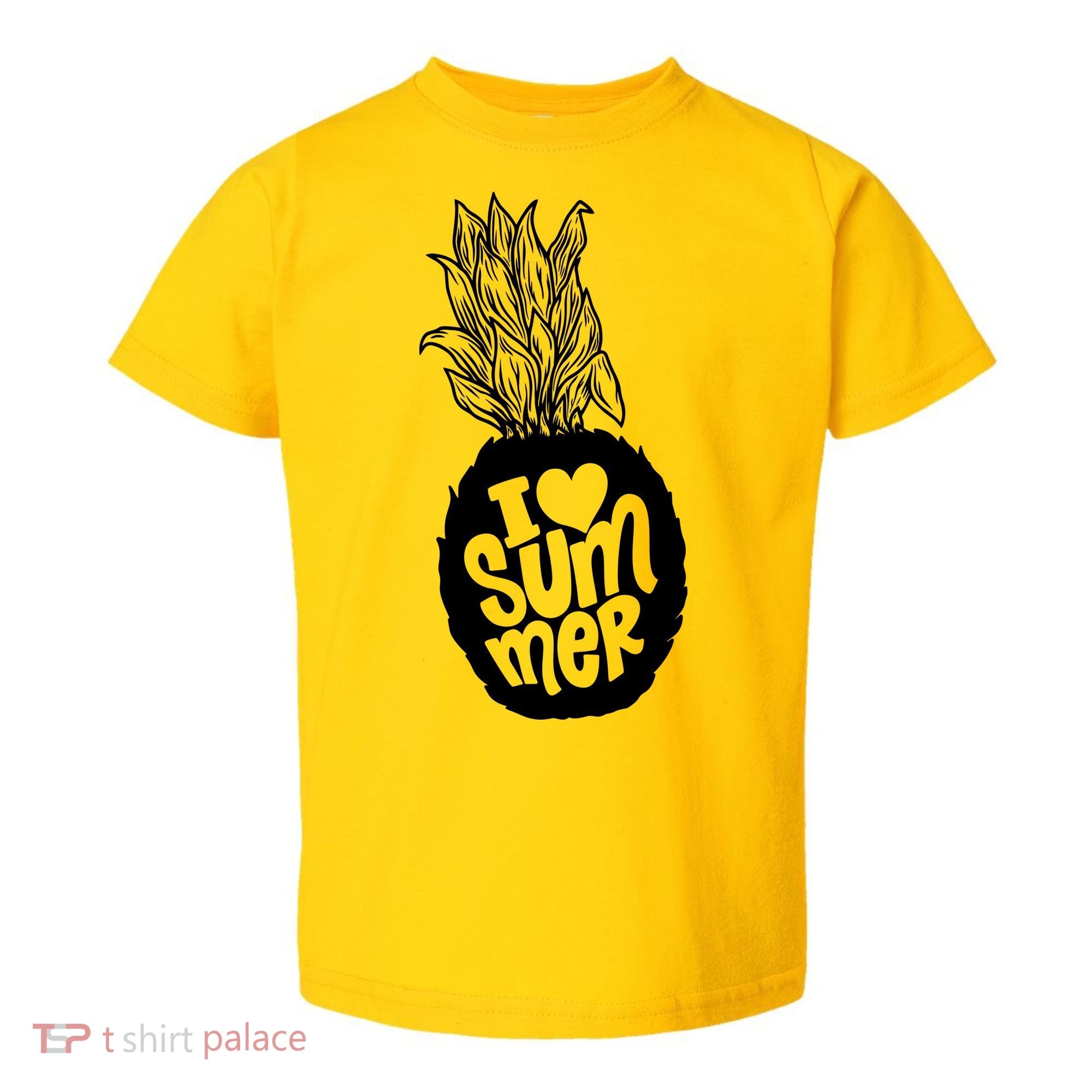 I Heart (Love) Summer Pineapple Toddler T-Shirt