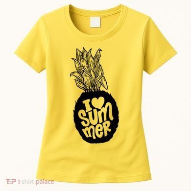 I Heart (Love) Summer Pineapple Women's T-Shirt
