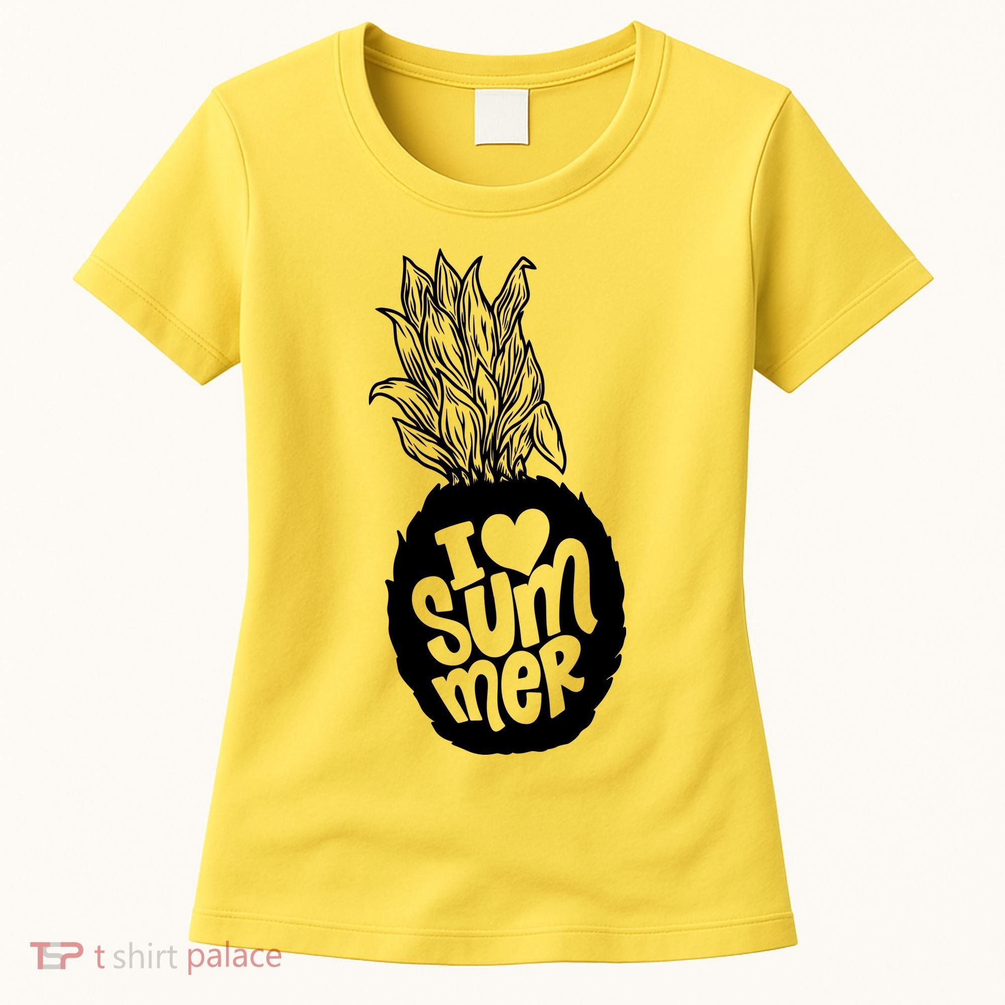 I Heart (Love) Summer Pineapple Women's T-Shirt