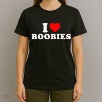 I Heart Love Boobies T-Shirt thumb 4