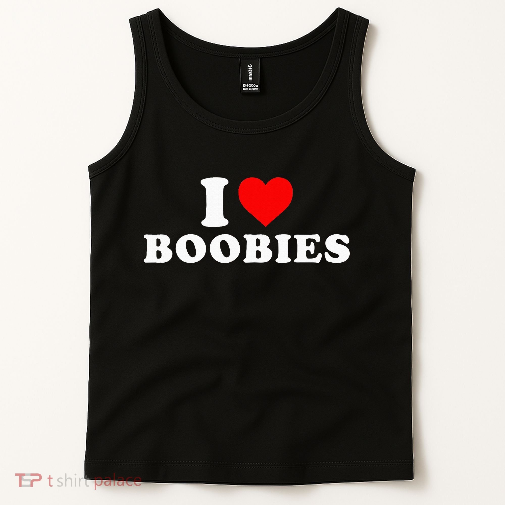 I Heart Love Boobies Tank Top