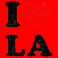 I Heart La Souvenir I Love Los Angeles Santa Hat thumb 1