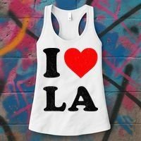 I Heart La Souvenir I Love Los Angeles Women's Tank Top thumb 3