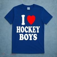I Heart (Love) Hockey Skating Ice Attraction Hot Sexy Gift T-Shirt thumb 5