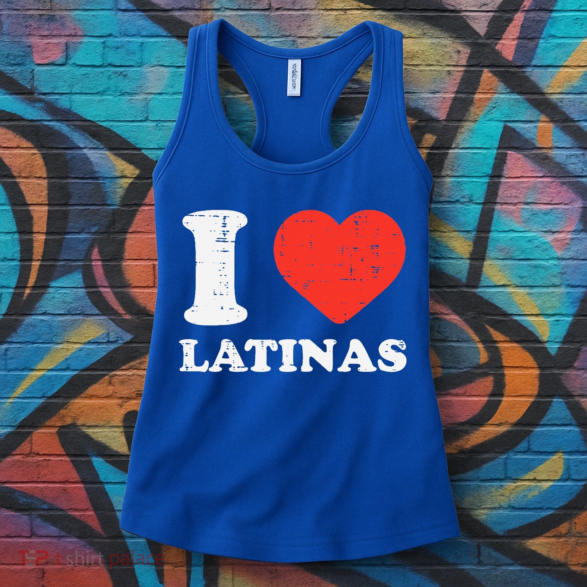 I Heart Latinas Funny Love Latinx Mom Girlfriend Wife Women's Tank Top
