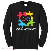 Infinity Heart Love Autism Awareness Acceptance Sweatshirt thumb 0