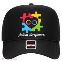 Infinity Heart Love Autism Awareness Acceptance Hat thumb 0