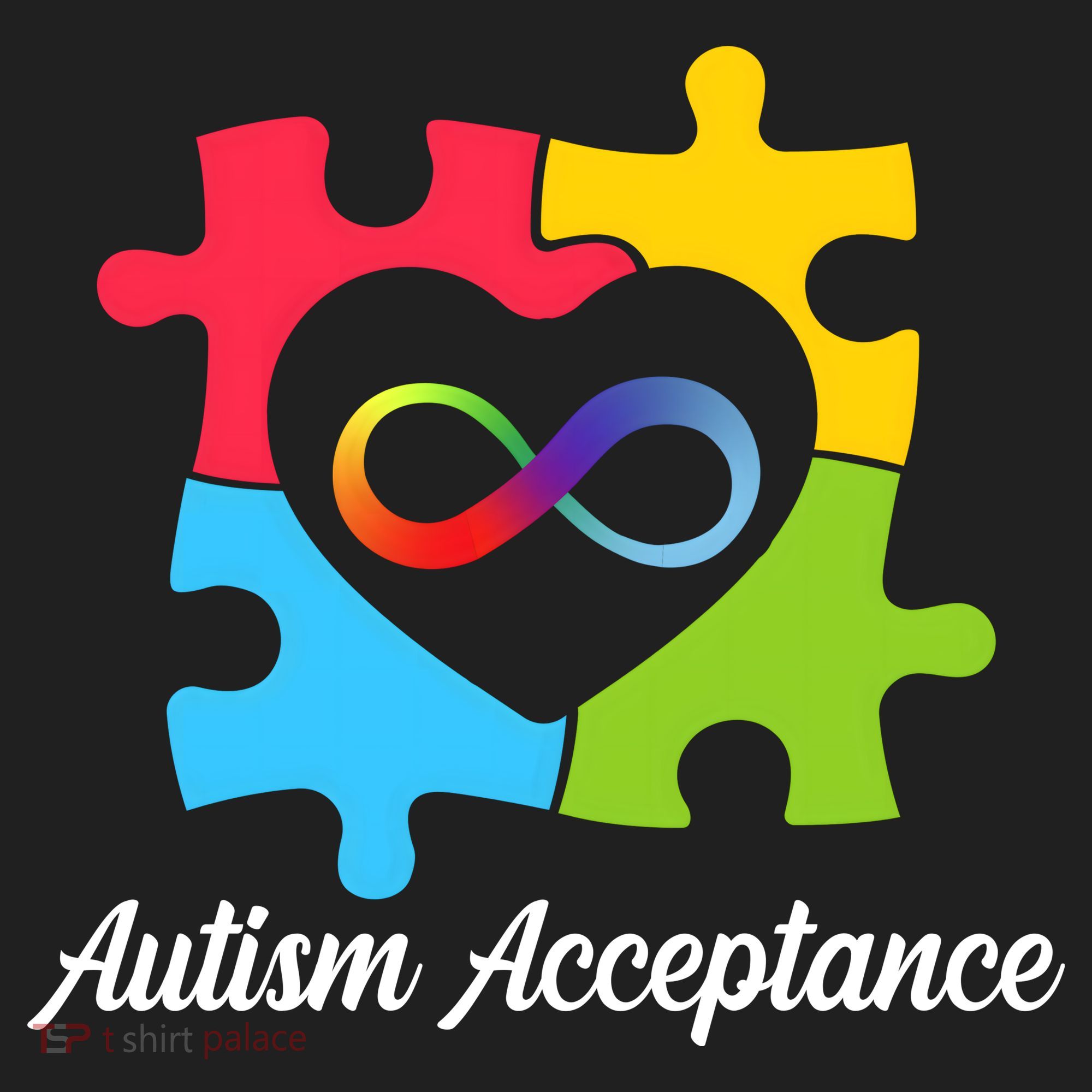 Infinity Heart Love Autism Awareness Acceptance Hat