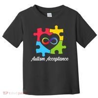 Infinity Heart Love Autism Awareness Acceptance Toddler T-Shirt thumb 0