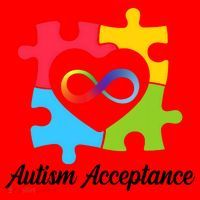Infinity Heart Love Autism Awareness Acceptance Santa Hat thumb 1