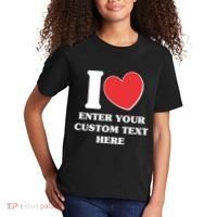 I Heart Love Custom Text Personalize Kids T-Shirt thumb 2