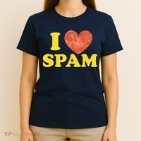 I Heart Love Spam Canned Cooked Pork Food Lover Spam T-Shirt thumb 4