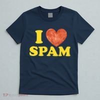 I Heart Love Spam Canned Cooked Pork Food Lover Spam T-Shirt thumb 5