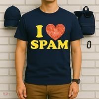I Heart Love Spam Canned Cooked Pork Food Lover Spam T-Shirt thumb 6