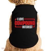 I Heart Love Compound Interest Doggie Tank thumb 0
